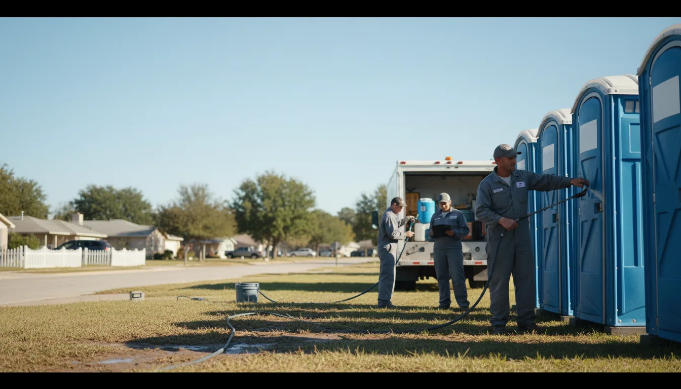 Long-Term Portable Toilet Rental in Piqua, OH near me